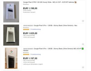 Google Pixel 6 Pro: zdzierstwo jest w pełnym rozkwicie