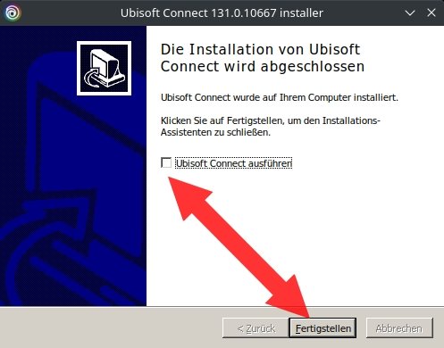 Dokończ instalację Steam Deck Ubisoft Connect q_giga