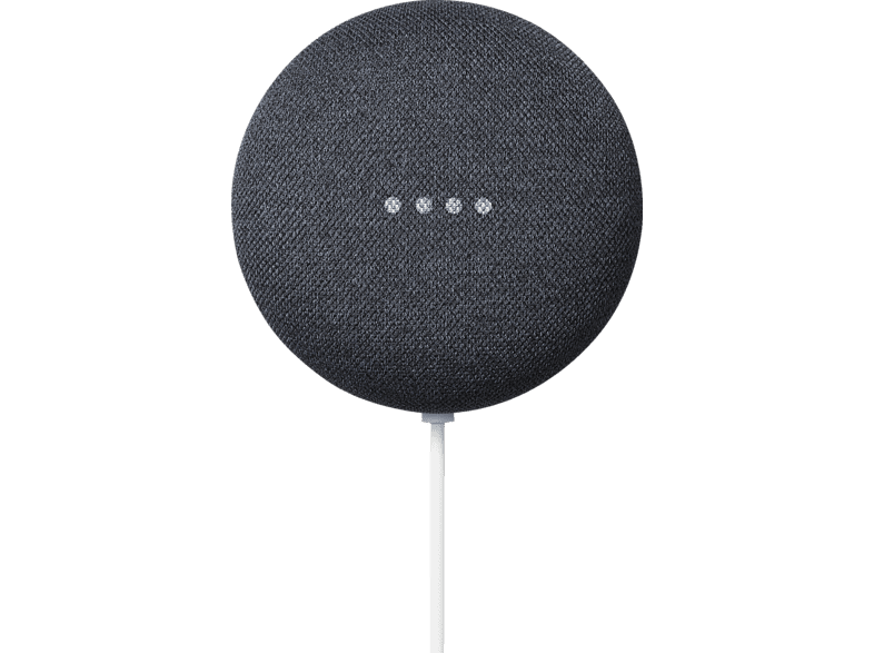 Mini inteligentny głośnik Google Nest z włókna węglowego