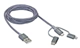Ladekabel 3 w 1 (Lightning, USB-C, Micro-USB)