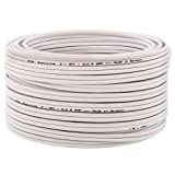 Miedziany kabel głośnikowy biały, 10m - 2 x 2,5mm²