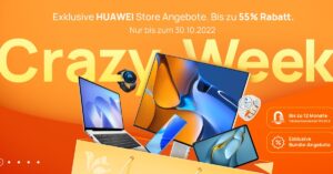 Zniżki Huawei na Crazy Week: laptopy, zegarki i nie tylko w super wyprzedaży