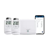Homematic IP Smart Home Access Point + 2x termostat grzejnikowy, sterowanie ogrzewaniem za pomocą aplikacji, Alexa