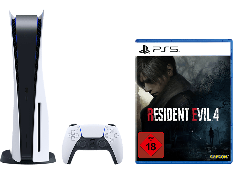 PlayStation 5 (edycja na płycie) + remake Resident Evil 4