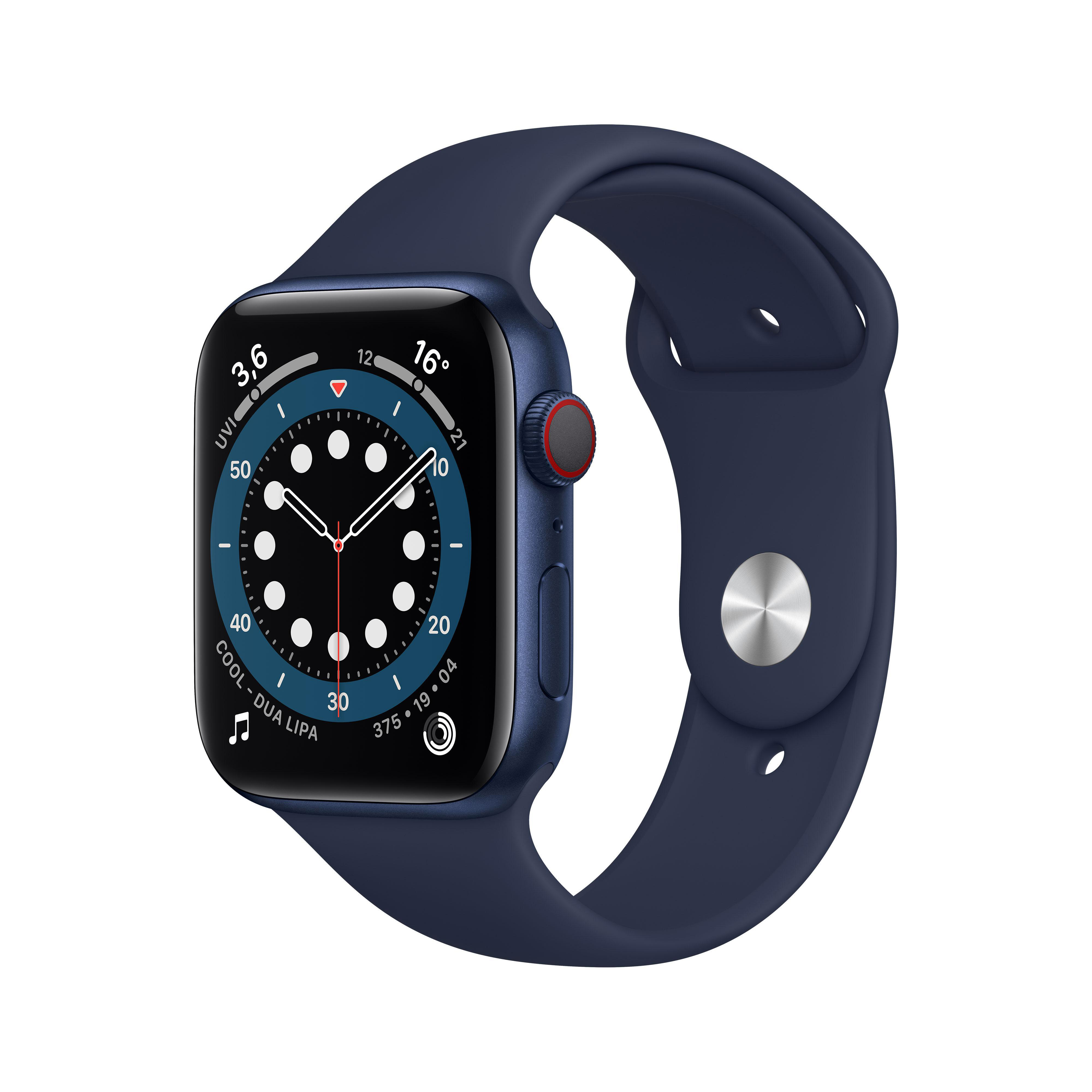 Apple Watch Series 6 (GPS + sieć komórkowa) 44 mm