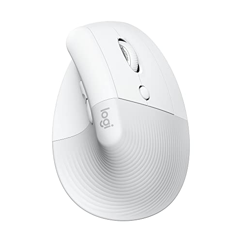 Pionowa mysz ergonomiczna Logitech Lift, bezprzewodowa, Bluetooth lub odbiornik USB Logi Bolt, cichy K