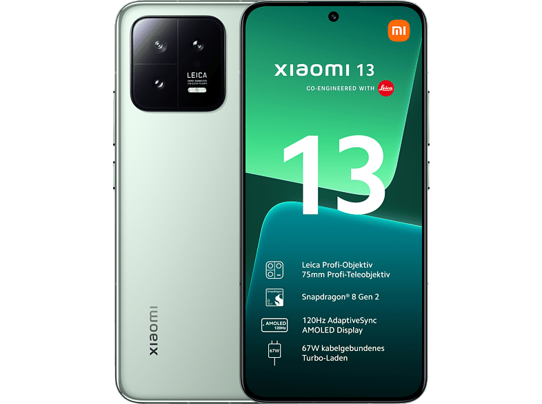 Xiaomi 13 (256 GB) Flora Zielony