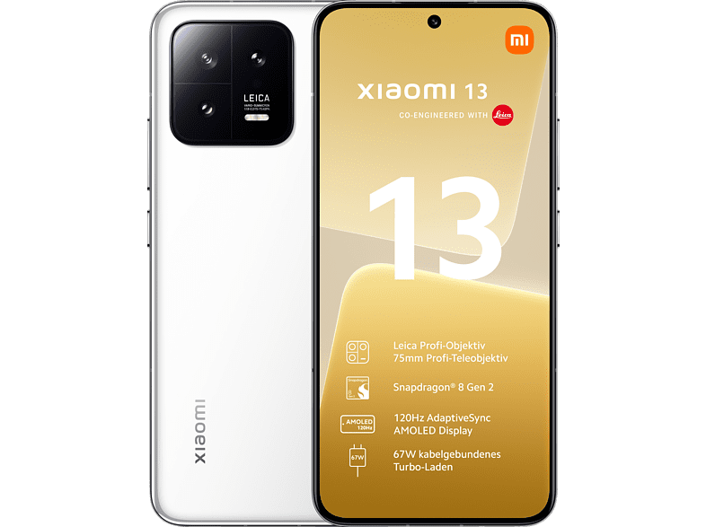 Xiaomi 13 (256 GB) Biały