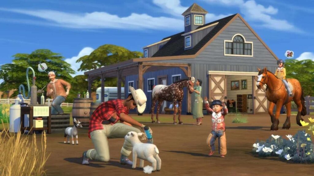 The Sims 4: Horse Ranch dodaje jednorożce, farbę sufitową, produkcję wina i urocze małe zwierzątka