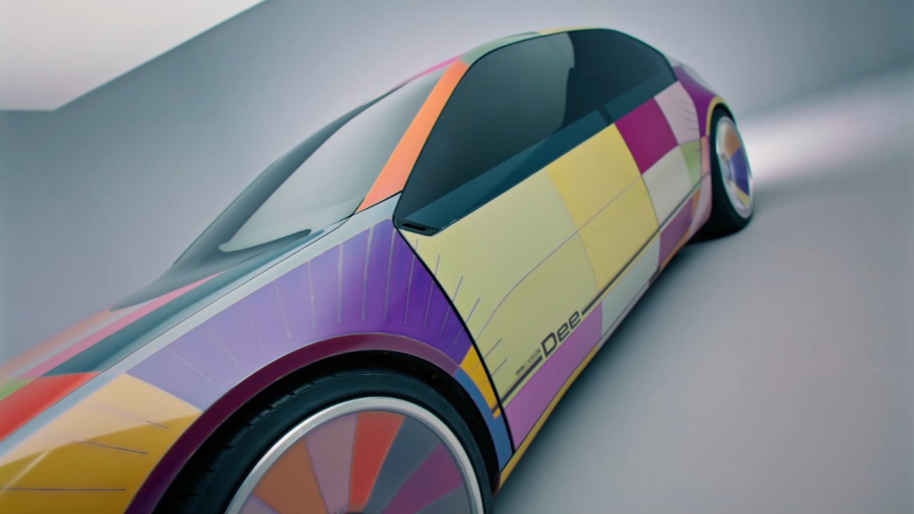 BMW przedstawia i Vision Dee, koncepcyjny samochód elektryczny w jaskrawych kolorach