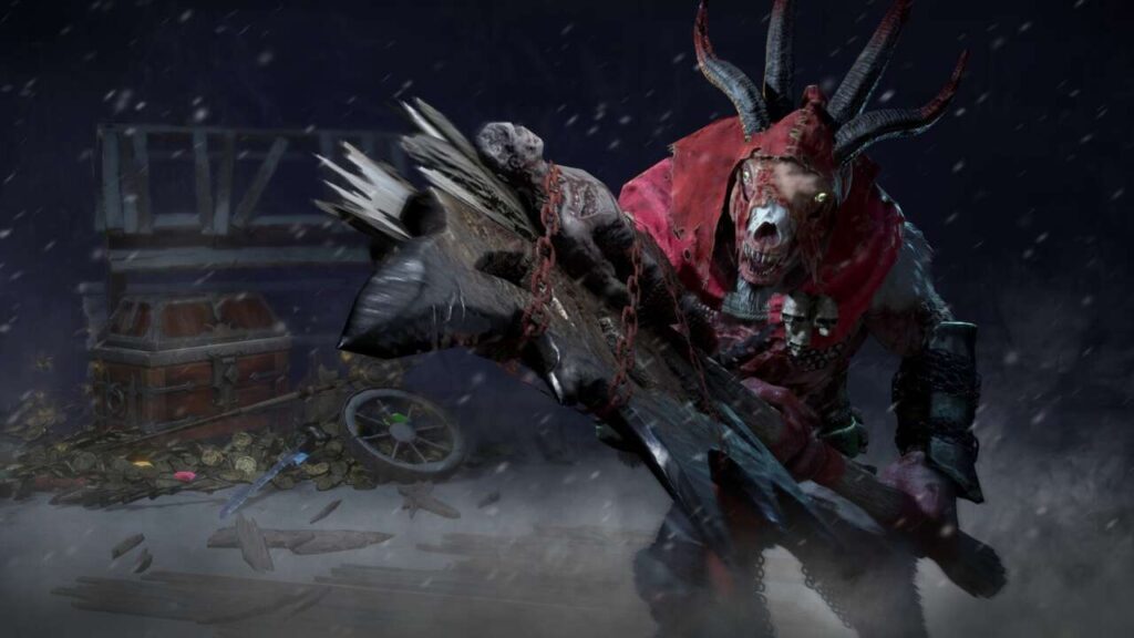 Diablo 4 Świąteczne wydarzenie Midwinter Blight stawia przed graczami zadanie walki z Krampusem Sanktuarium