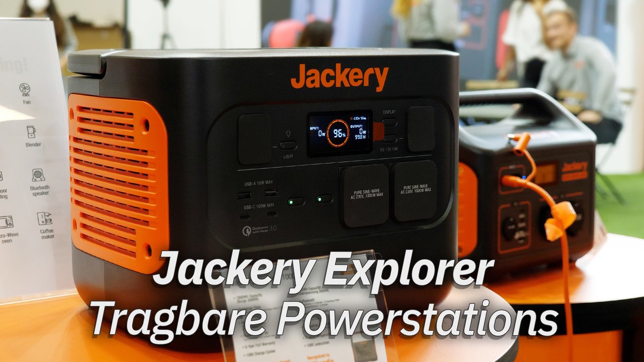 Jackery Explorer: Praktyczne przenośne elektrownie na energię słoneczną – GIGA@IFA