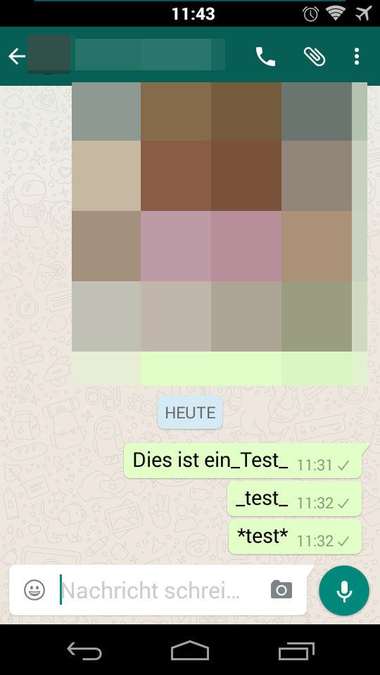 WhatsApp: Jeśli formatowanie tekstu nie działa, nadal masz starą wersję aplikacji. (Źródło obrazu: GIGA)