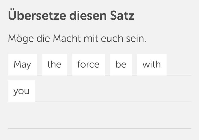 trener słownictwa Duolingo