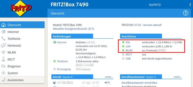 Tutaj możesz sprawdzić, czy połączenie internetowe działa. (Źródło obrazu: GIGA)