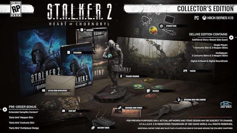 Stalker 2: Heart Of Chornobyl Edycja kolekcjonerska ponownie dostępna w sklepie Amazon przed wtorkową premierą