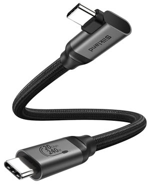 Silkland USB-C-Kabel (240 wat / 20 gbit / s)-0,3 metra