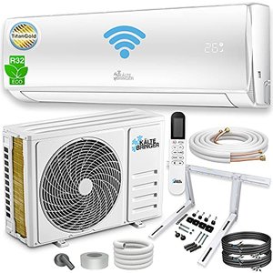 Podzielone dzielone klimatyzacja - 12000 BTU - Inverter Air Warunking Urządzenie z funkcją ogrzewania, Wi -Fi i App - BI