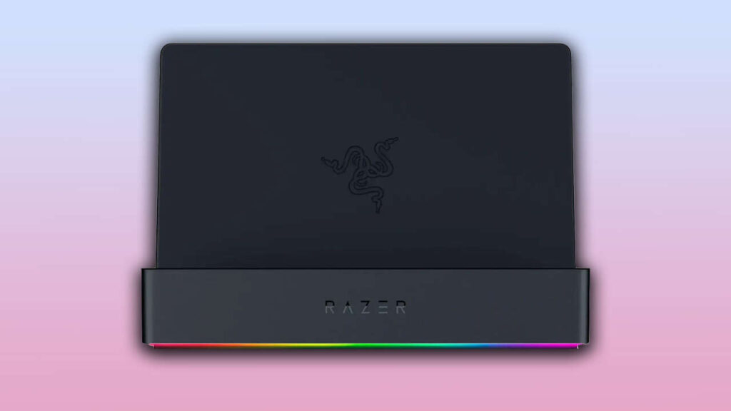 Ręczna stacja dokująca Razer Chroma jest prosta, ale elegancko zaprojektowana