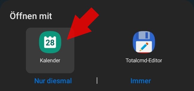 Samsung Calendar ICS Import