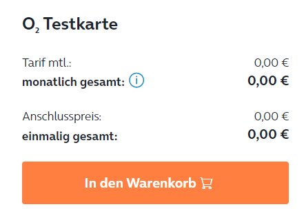 Test O2 Korte