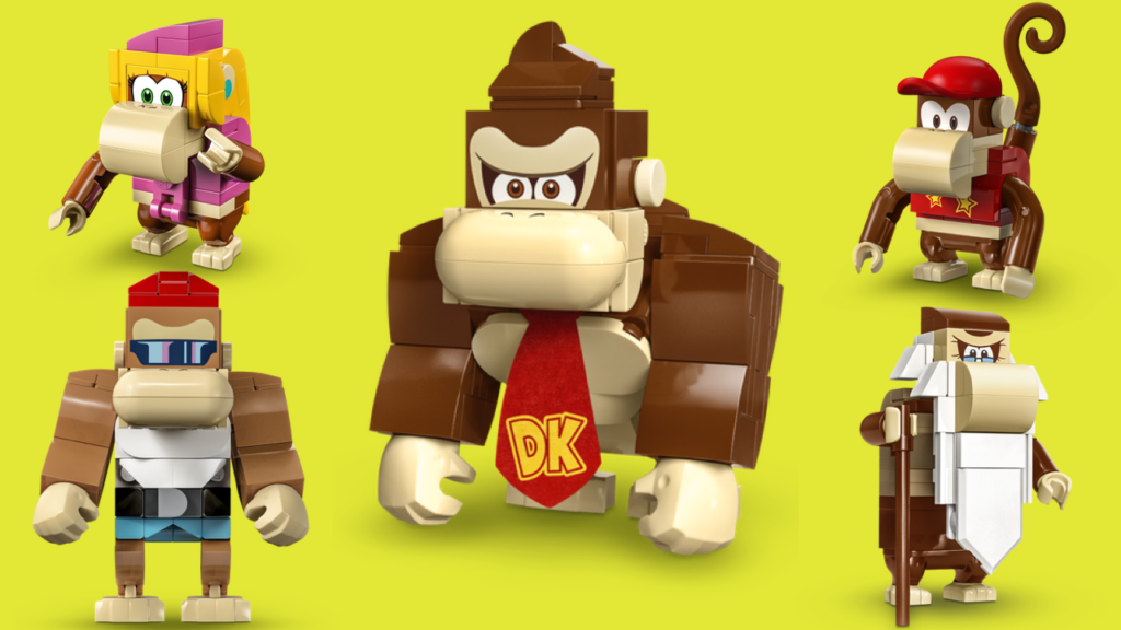 Wszystkie cztery zaprzestane zestawy Lego Donkey Kong uzupełniono w Amazon