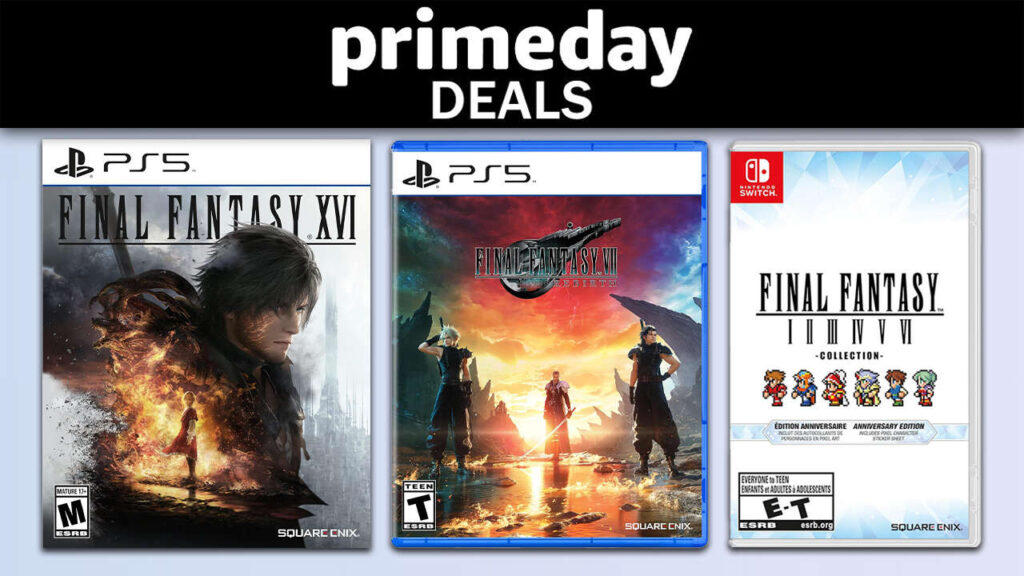 Prime Day 2025 – Oszczędzaj najnowsze gry Final Fantasy